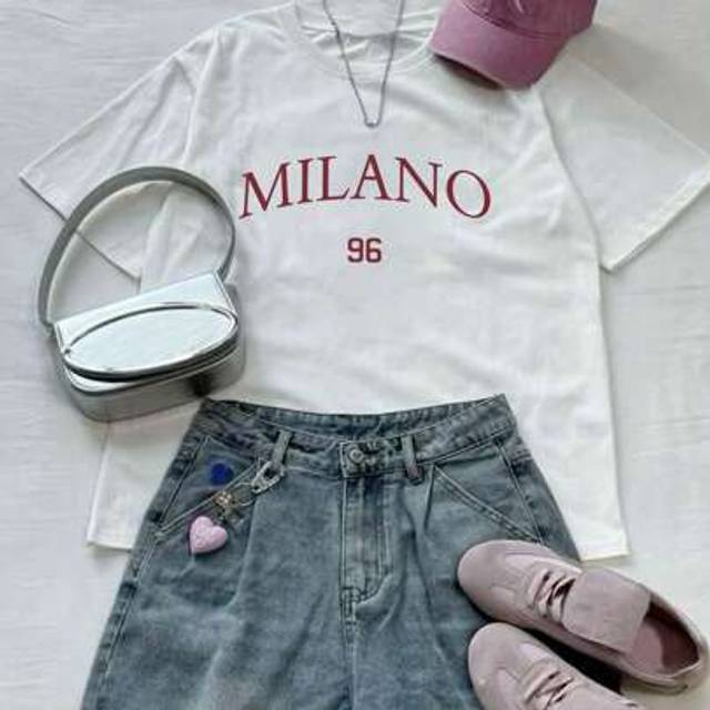 SHEIN Unisex Casual Commute Street Wear Boyfriend Style Milanese Pattern Printed Round Neck Short Sleeve T-Shirt, Suitable For Spring, Summer & All Seasons