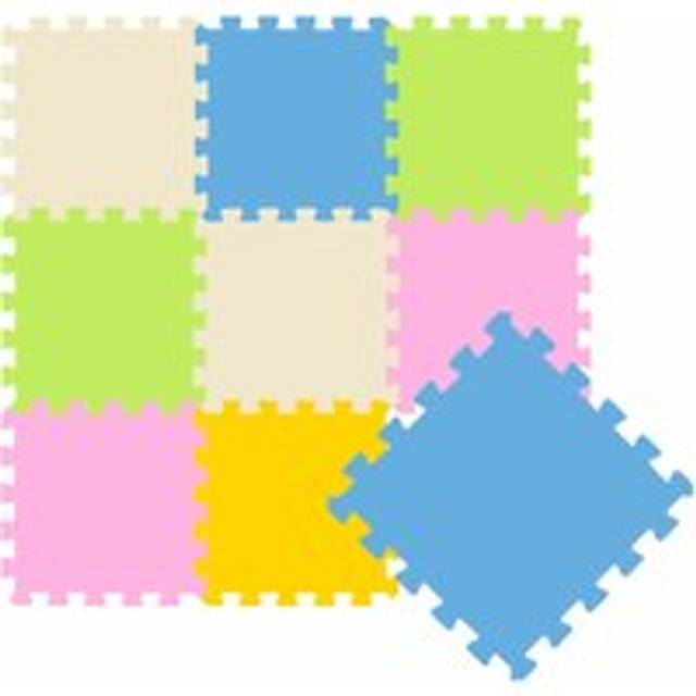 9 Pieces Baby Play Mat - 30x30 Puzzle Mats Soft Playmat Interlocking Foam Tiles