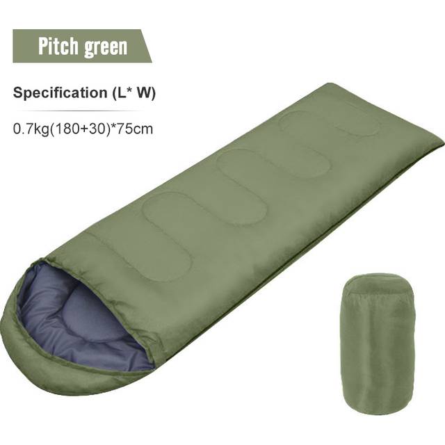 TEMU Pacoone Lightweight 4-season Camping Sleeping Bag - Warm & Cold Envelope, Drawstring Closure, Durable Nylon, Ideal For Outdoor Travel & Hiking, Camping Accessories