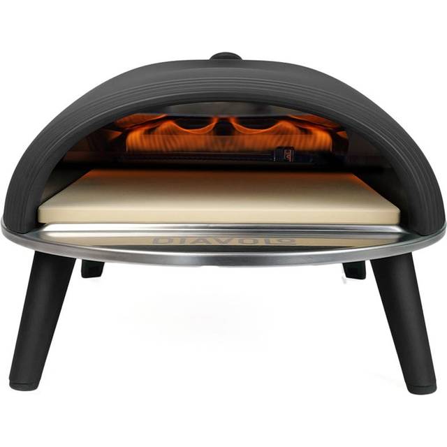 DeliVita Diavolo Gas Fired Outdoor Pizza Oven & Accessories Bundle