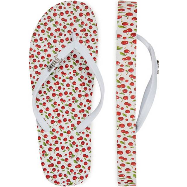 Cherry Flip Flop White - 6