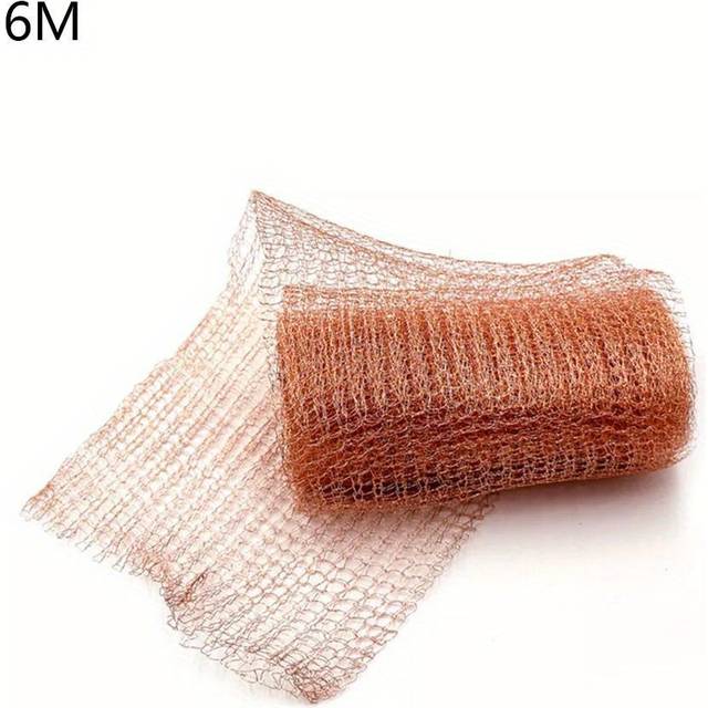 TEMU 2pcs Pure Copper Mesh Mesh Rodent Slug Snail Rat Control Blocker
