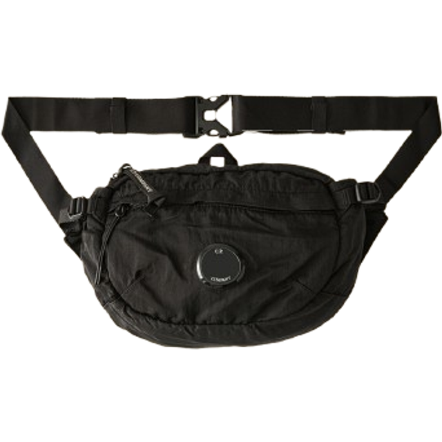 C.P. Company Black Nylon B Crossbody Pack Bag - 999 BLACK - UNI