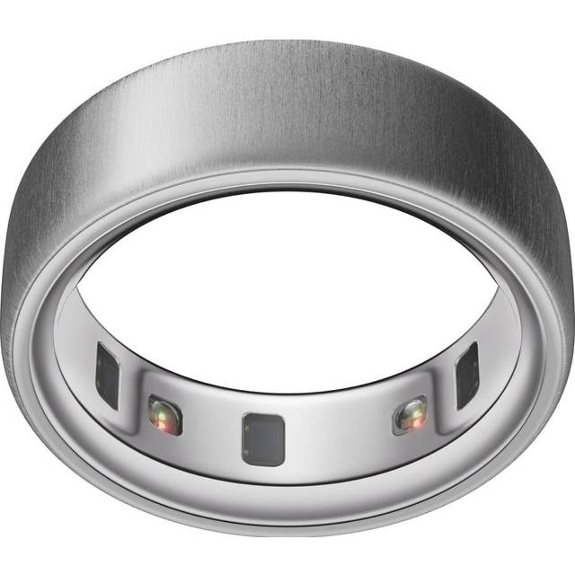Oura Ring 4 Smart Ring str. 10 (borstad silver)