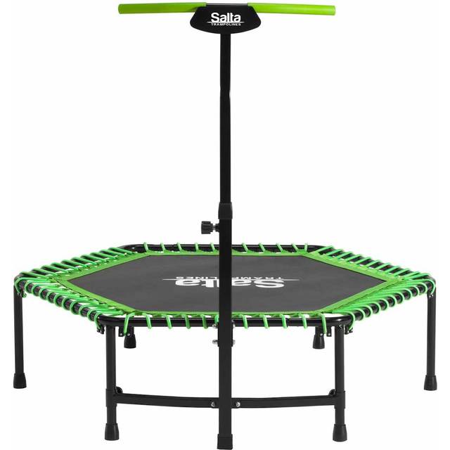 Salta Trampoline Unisex ungdom, fitness, studsmatta – inklusive handtagsstång – 128 cm