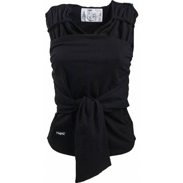 Najell Wrap Charcoal Black - Gaver til nyfødte - Babyhelp.dk