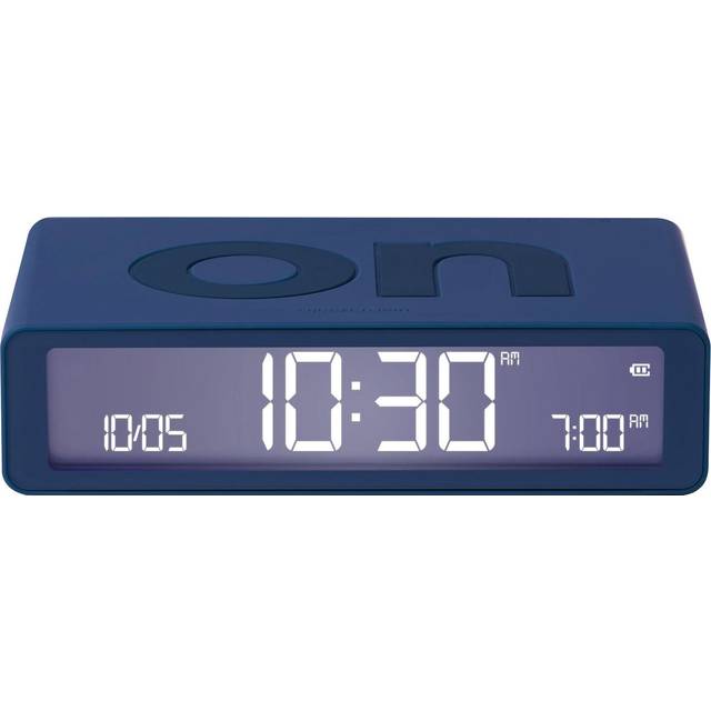 Lexon Flip Classic LCD Digital Alarm Clock