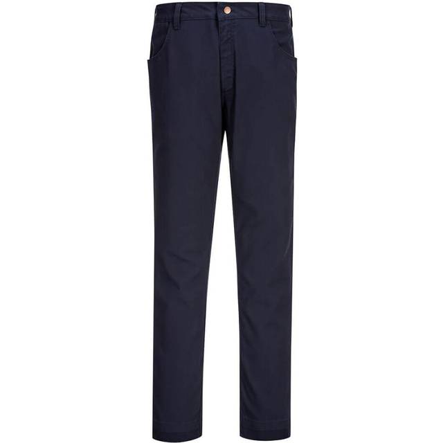 (42R, Navy) Portwest Mens Bizflame Fire Resistant Work Trousers
