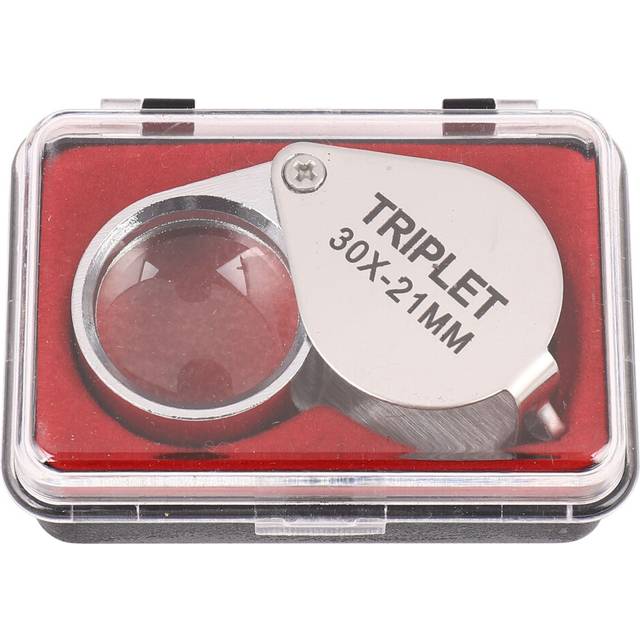 Portable 30x Power 21mm Jewelers Magnifier Gold Eye Loupe Jewelry Store Magnifying Glass With Exquisite Box