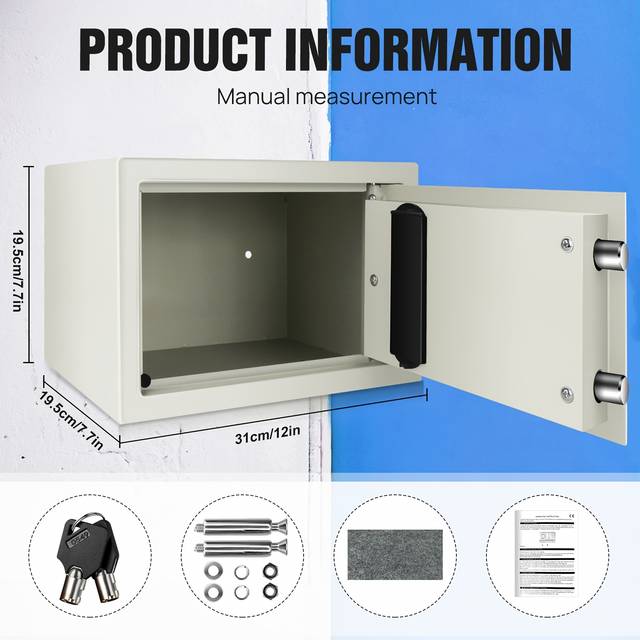 TEMU Home Safe, Steel Small Home Office Safe With , Great Value Small Safe,
