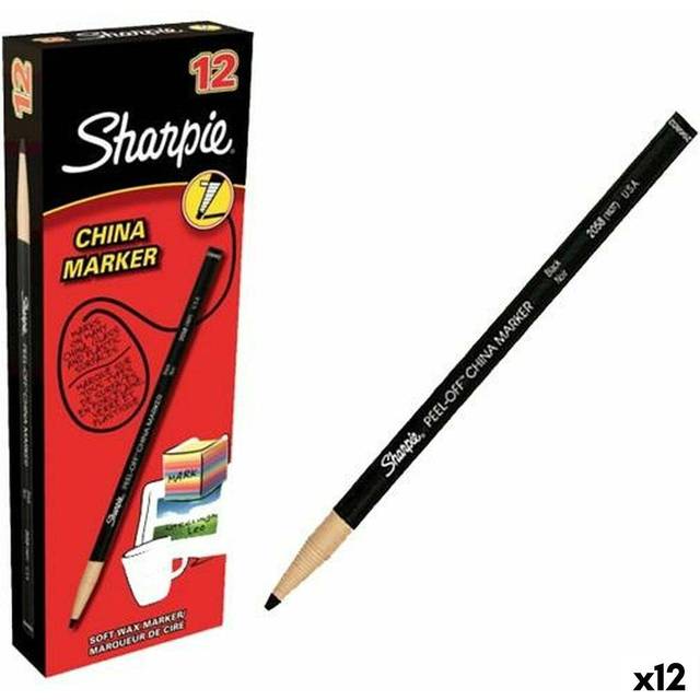 Peel-off China Marker Black