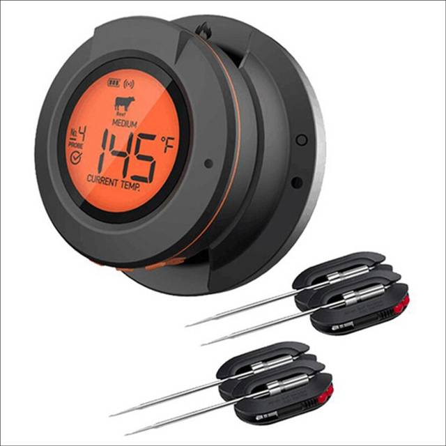 Wireless Digital Bluetooth Oven Grill Meat Thermometer for Meat Food