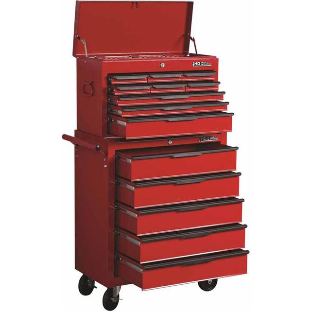 Hilka 271 Pce Tool Kit Hd Tool Chest & Cabinet, Red