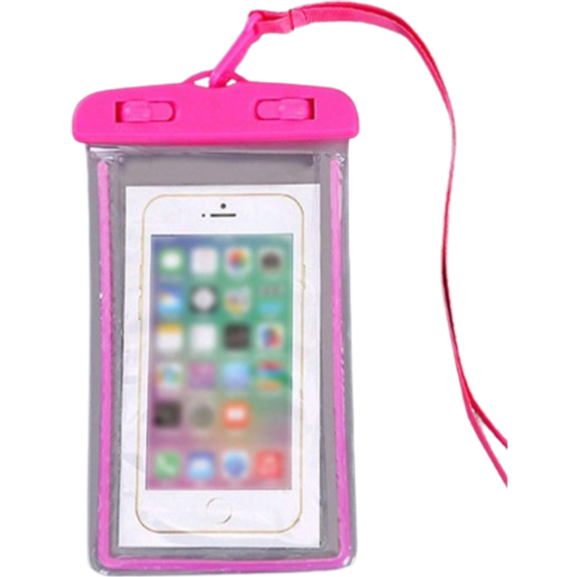 SHEIN 1pc Transparent Underwater Waterproof Mobile Phone Bag Keep Your Phone Dry & Protected For Outdoor Swimming & Diving Waterproof Touch Screen Phone Bag