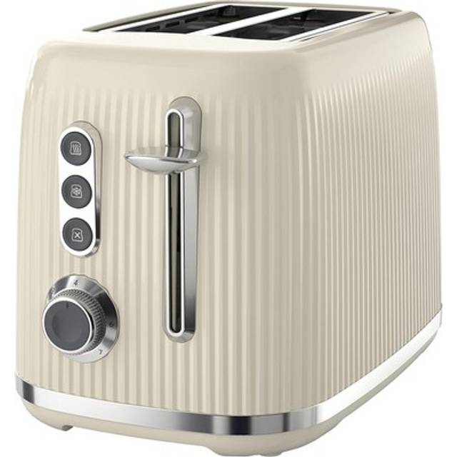 Breville bold 2-slice toaster with high-lift and wide slots cream