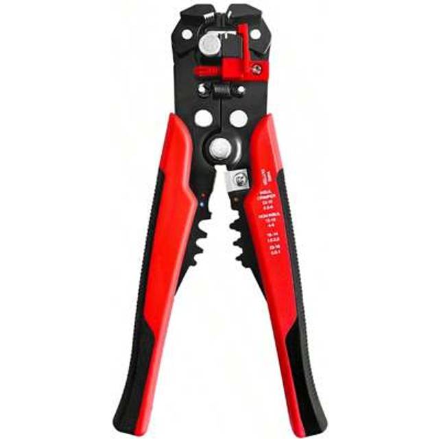 SHEIN 1pc Electrician Automatic Wire Stripper, Multi-Function Wire Stripping Range 24-10AWG/0.2-6mmÂ², Fast Stripping, Peeling, Crimping, Cutting Cable, Sui