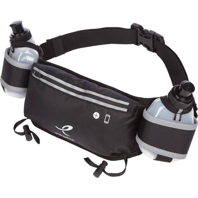 Trail II HB 2 x 175ml vätskebälte, BLACK/SILVER, Unisex, NO SIZE