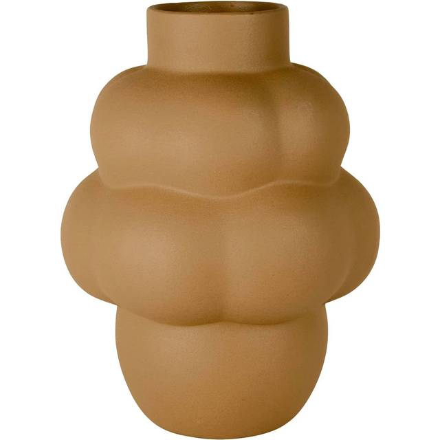 Louise Roe - Balloon Vase 04 - Vas - Sanded Ocker - Ø10-24 x H32 cm
