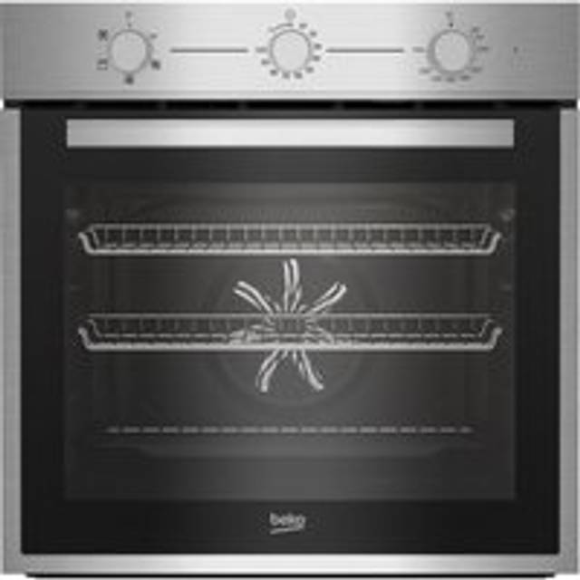 Beko BBIF16100X 60cm Built-In Stainless Steel  Single Fan Oven, Stainless Steel