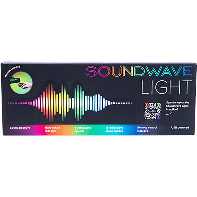 Fizz Creations Ljus med Sound Wave-logotyp
