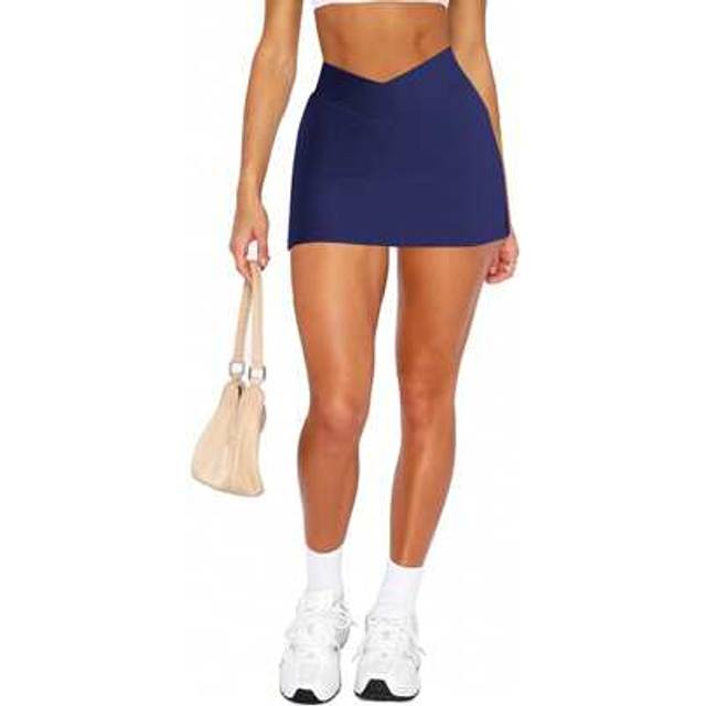 SHEIN 1pc Women Sports Mini Skirt, High Waisted Outdoor Exercise Tennis Skirt, Bodycon Slim Fit Fashionable Skirt