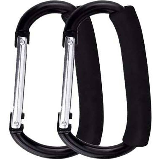 SHEIN 1/2/4PCS Stroller Hooks For Hanging Bags And Shopping Hanging Purses, Large Stroller Accessories Multifunctional Stroller Hook Organizer For Travel Ca