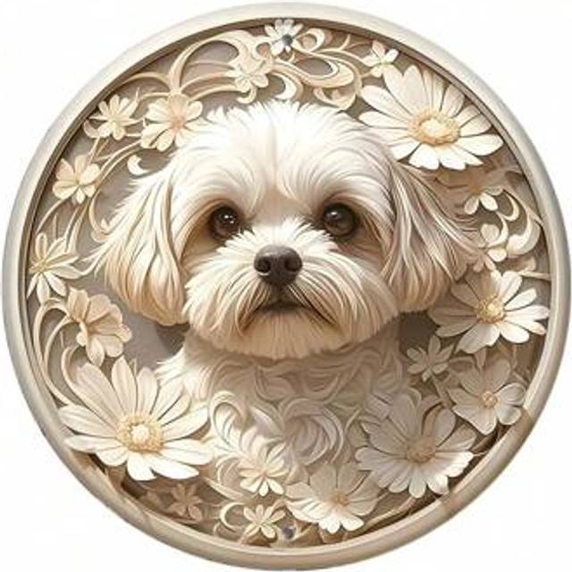 SHEIN 1pc 8x8 Inch Round Signage Art Set, Classic Style Metal Flat Sign - Retro Inspired 2D High Definition Print - Waterproof, Summer Decor For Living Room