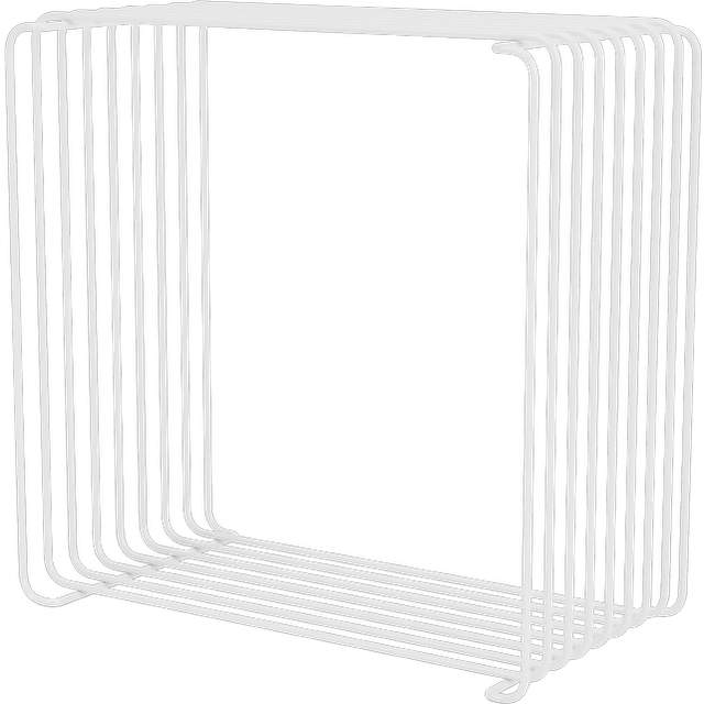 Montana Panton Wire Single shelf 34,8x34,8x18,8 cm Snow