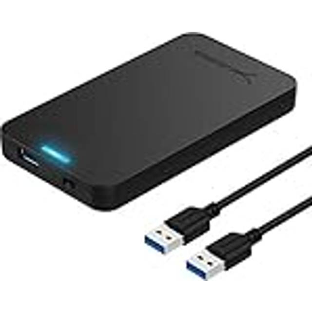 2.5 SSD Enclosure, HDD Docking Station, Super Fast Data Transfer, Support UASP, LED Indicator, Tool-free, USB cable included (EC-UASP)