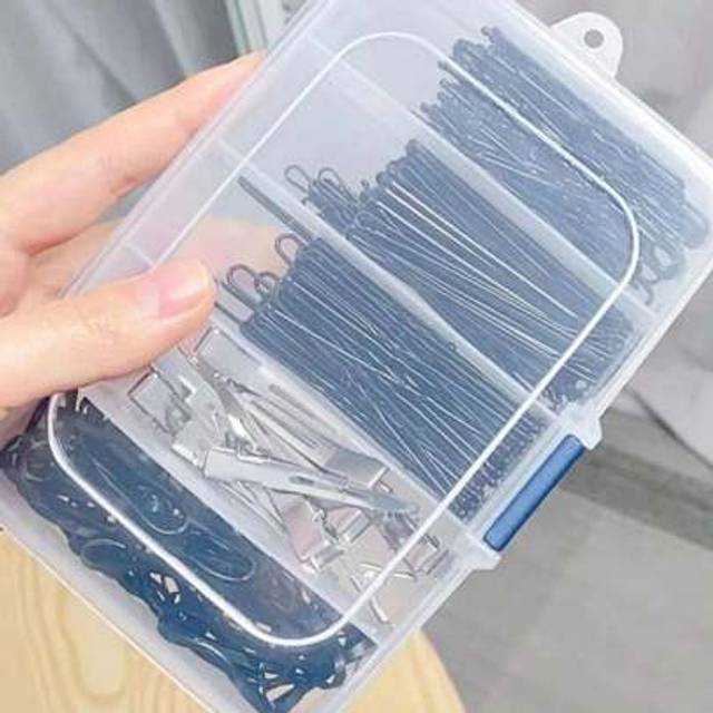 SHEIN 1pc Hair Clip & Jewelry Storage Box With Multiple Compartments