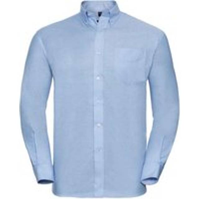 Russell collection mens oxford easy-care long-sleeved formal shirt pc5835