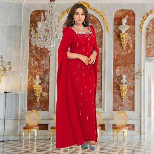 SHEIN Women Cape Full Sleeve Sparkling Rhinestone Party Dress Sexy Night Birthday Elegant Evening Formal Dress