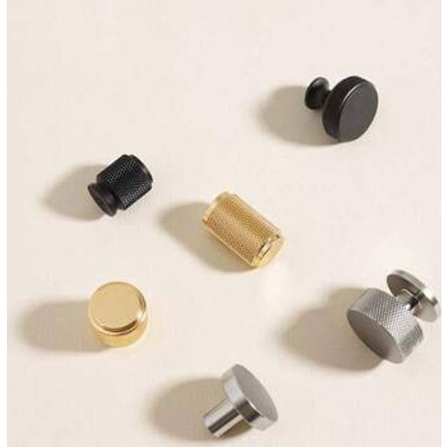 SHEIN Modern Simple Drawer Small Knobs Multiple Funiture Cabinet Handles Black Gold Wardrobe Pulls Round Cupboard Door Knobs