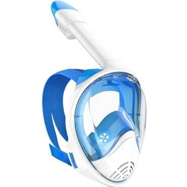 SHEIN 1pc Adult Full Face Snorkeling Mask With Camera Mount, 180Â° Full Panoramic Dry Snorkel Set, Anti-Fog Anti-Leak Diving Equipment