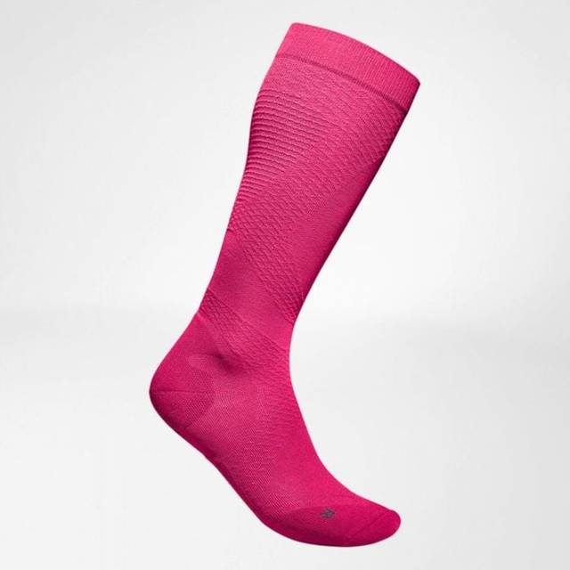 Bauerfeind Sports Run Ultralight Compression Socks Kompressionsstrumpor Herr Storlek 38-40 - M: 36-41 cm Färg rosa