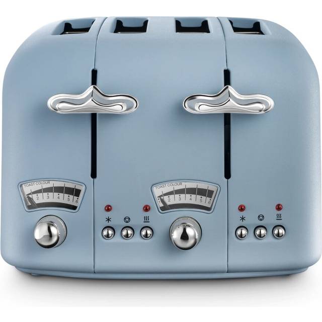 De'Longhi Argento Flora CT04.AZ 4 Slice Toaster - Agave Blue