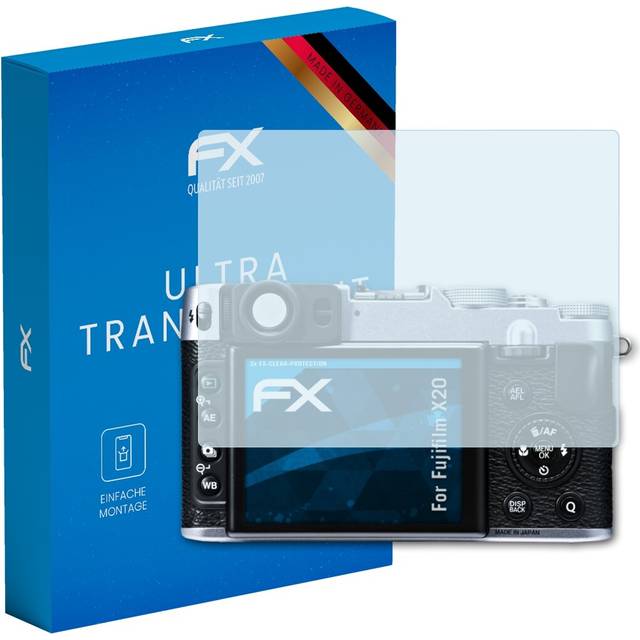 Atfolix 3x screen protection film for fujifilm x20 screen protector clear