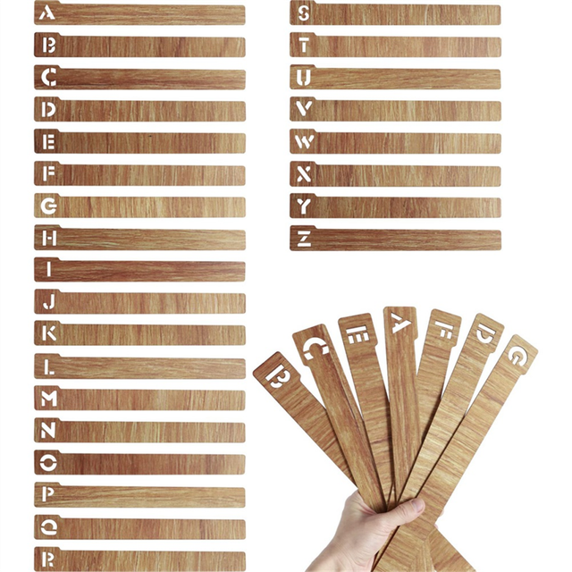 26 Pcs Vinyl Record Dividers Wooden Record Dividers Alphabetical A-Z