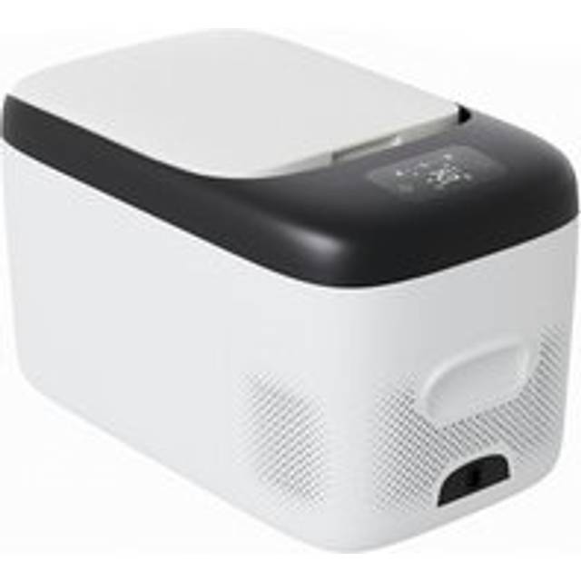 Living and Home 23L Car Fridge 45W Car Mini Fridge Car Refrigerator Portable Camping Fridge Freezer with Display Screen Black - One Size