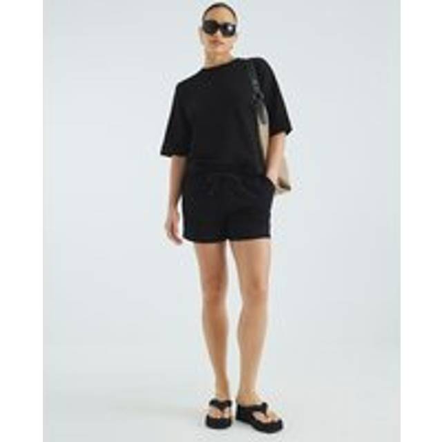 River Island Womens Black Premium High Waisted Shorts - L