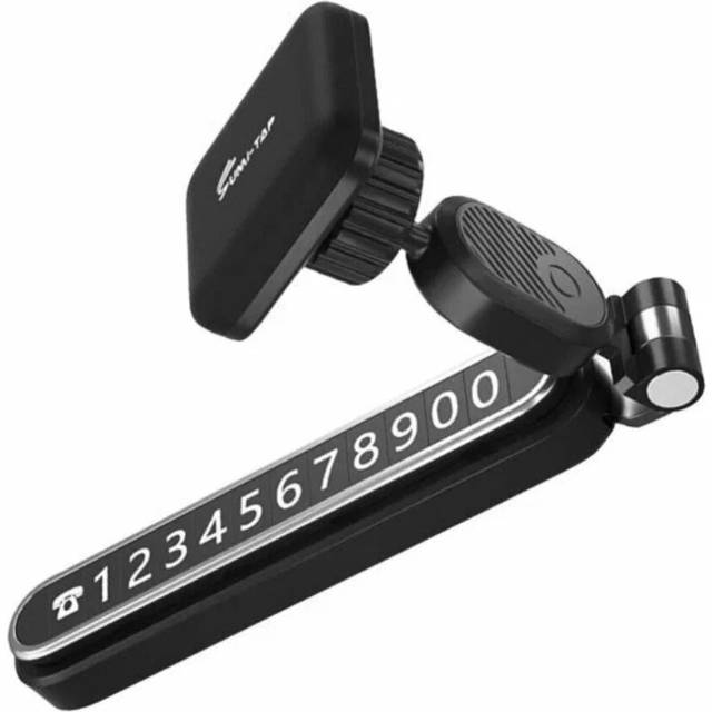 (Grey) Magnetic Car Vent Phone Holder - Strong Adhesive, 180/360 Rotation, Multi-Function, Compatible with All Smartphones