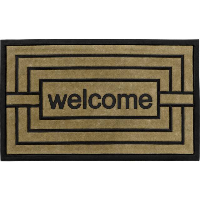 JVL Welcome Vienna Scraper Doormat 45 x 75cm - JVL Homewares