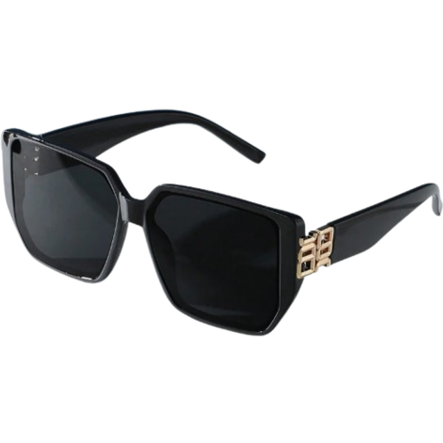 SHEIN Vintage Square Oversized Thick Frame Plastic Sunglasses Unisex Fashion Classic Outdoor Travel Beach Vacation Uv Protection Eyewear Sunglasses Beach Su