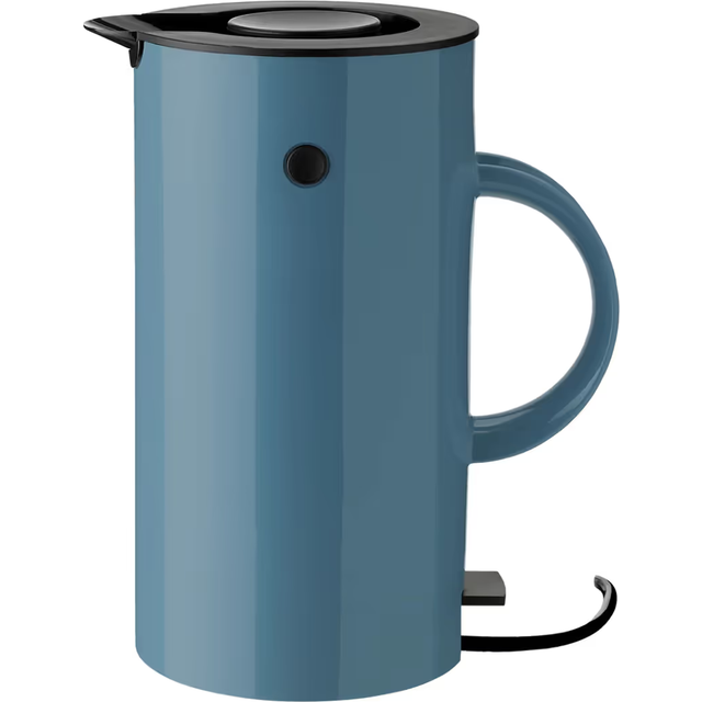 Stelton - EM77 Electric Kettle - Vattenkokare - Dusty Blue - W13,5 x H25 x L22,2 cm / 1,5 L