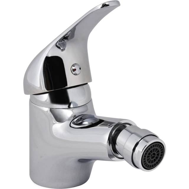 vidaXL Bidet Faucets 2 pcs Chrome - Silver