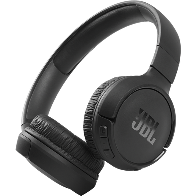 JBL Tune 510 BT - On-ear Bluetooth hörlurar med JBL Pure Bass Ljud och Flerpunktsanslutning och Trådlöst Bluetooth-strömmning, svart