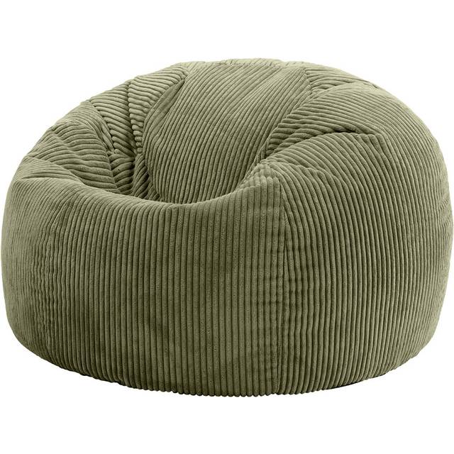 Brayden Studio icon Hartford Classic Corduroy Bean Bag Chair Green Large; Medium