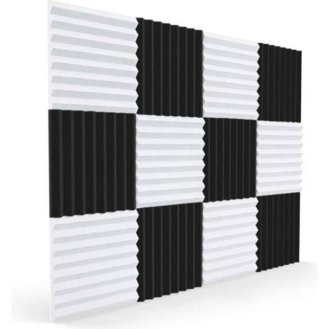 12 Pcs Acoustic Foam Board,Sound Insulation,for Studio Game Room