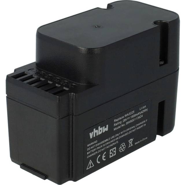 Vhbw - Battery compatible with Worx Landroid L2000 Wi, m WR111MI, m WR113MI, M800 WG790E, WG790, WG790.E1, WG790E, WG790E.1 (1500mAh, 28 v, Li-ion)