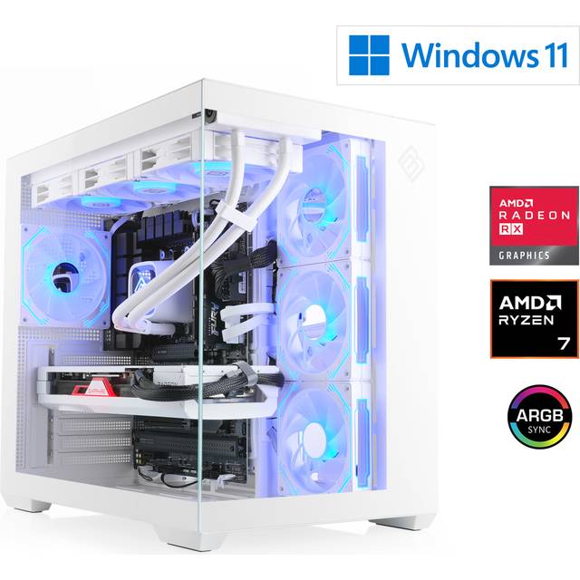 CSL Computer Gamer-PC M12120H AMD Ryzen 7 9800X3D 5.2 GHz 32 GB RAM 2000 GB SSD AMD Radeon™ RX 9070 XT 16 GB GDDR6 94229